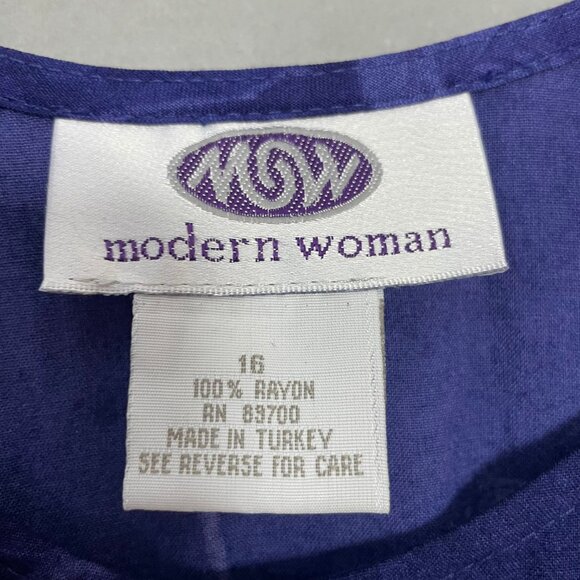 Vintage Dress Floral Sleeveless Purple ALTERED 90s Momcore Aesthetic Nostalgia - Picture 6 of 9